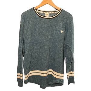 Victoria's Secret PINK Long Sleeve Blue Sweater